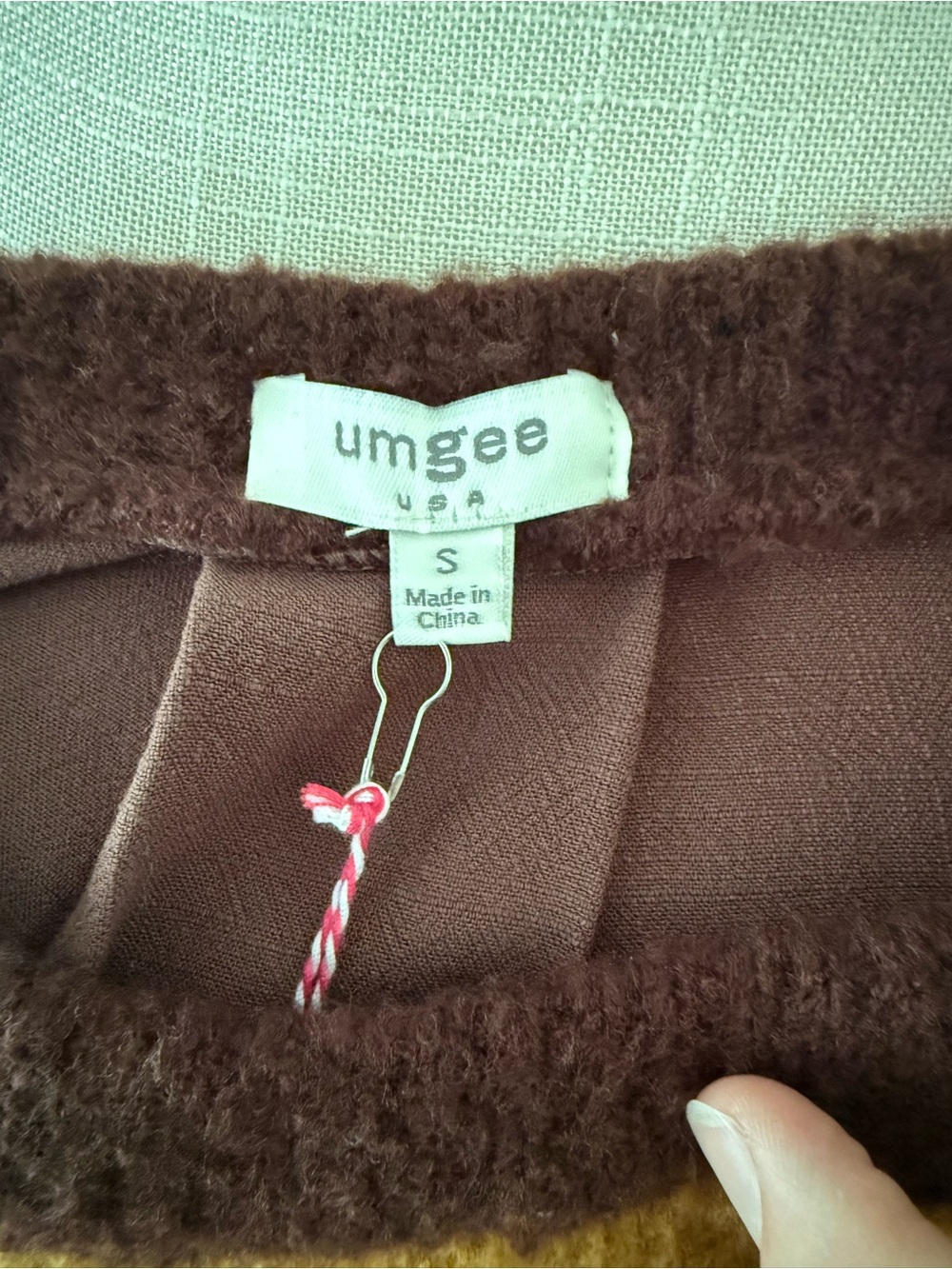 NWT Umgee Colorblock Patchwork Sweater - Picture 7 of 8